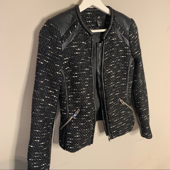 H&M Tweed Moto Jacket - Picture 5 of 5